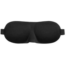 Load image into Gallery viewer, Black 3D Sleep Natural Sleeping Mask Eye Adjustable Strap Eye Mask Cover Portable Travel Blindfold Comfortable Mask For Sleeping
