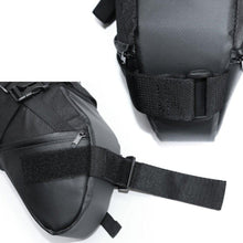 Load image into Gallery viewer, Black Bike Bag Bicycle Bag Cycle Cycling Bike Seat Bag Bags Accessories Waterproof Bike Packing Bags Large Bike Bags Fully Waterproof Bike Bag Under Seat Roll Up Cycling Rear Tail Pack
