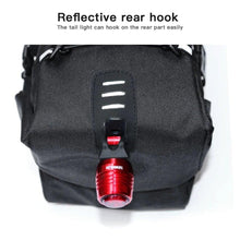 Load image into Gallery viewer, Black Bike Bag Bicycle Bag Cycle Cycling Bike Seat Bag Bags Accessories Waterproof Bike Packing Bags Large Bike Bags Fully Waterproof Bike Bag Under Seat Roll Up Cycling Rear Tail Pack
