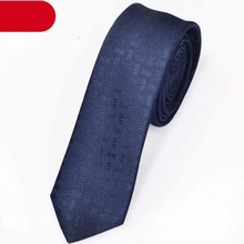 Load image into Gallery viewer, Black Business Dots Printed Polyester Men Necktie Slim Tie Formal Skinny Elegant Office Necktie For Men
