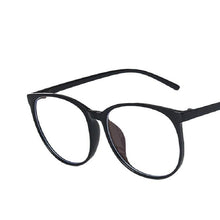 Load image into Gallery viewer, Black Fashion Anti Blue Light Transparent Computer Glasses Lightweight Frames  For Women Men Round Eyewear Round Women Optical Eyewear Frames Vintage Cat Eye
