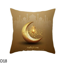Load image into Gallery viewer, Black Gold Decor Pillow Case Ramadan Cushion Cover Pattern Decorative Cushion Pillowcase Stylish Pillow Home Decor Pillowcover
