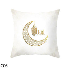 Load image into Gallery viewer, Black Gold Decor Pillow Case Ramadan Cushion Cover Pattern Decorative Cushion Pillowcase Stylish Pillow Home Decor Pillowcover
