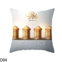 Load image into Gallery viewer, Black Gold Decor Pillow Case Ramadan Cushion Cover Pattern Decorative Cushion Pillowcase Stylish Pillow Home Decor Pillowcover
