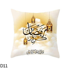 Load image into Gallery viewer, Black Gold Decor Pillow Case Ramadan Cushion Cover Pattern Decorative Cushion Pillowcase Stylish Pillow Home Decor Pillowcover
