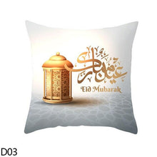 Load image into Gallery viewer, Black Gold Decor Pillow Case Ramadan Cushion Cover Pattern Decorative Cushion Pillowcase Stylish Pillow Home Decor Pillowcover
