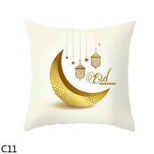 Load image into Gallery viewer, Black Gold Decor Pillow Case Ramadan Cushion Cover Pattern Decorative Cushion Pillowcase Stylish Pillow Home Decor Pillowcover
