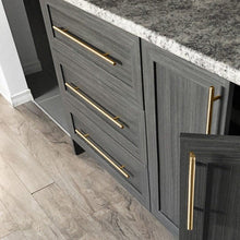 Load image into Gallery viewer, Black Golden Cupboard Handle Brushed Stainless Steel Kitchen Cabinet Door Knob Furniture Drawer Pull Hardware Pulls  Bar Handle  Furniture Handle Drawer Pull Hardware Stainless Steel Kitchen Drawer Pulls Cabinet Handles
