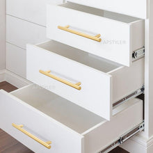 Load image into Gallery viewer, Black Golden Cupboard Handle Brushed Stainless Steel Kitchen Cabinet Door Knob Furniture Drawer Pull Hardware Pulls  Bar Handle  Furniture Handle Drawer Pull Hardware Stainless Steel Kitchen Drawer Pulls Cabinet Handles
