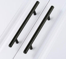 Load image into Gallery viewer, Black Golden Cupboard Handle Brushed Stainless Steel Kitchen Cabinet Door Knob Furniture Handle Drawer Pull Hardware Stainless Steel Kitchen Drawer Pulls Cabinet Handles
