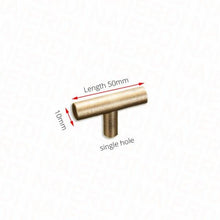 Load image into Gallery viewer, Black Golden Cupboard Handle Brushed Stainless Steel Kitchen Cabinet Door Knob Furniture Handle Drawer Pull Hardware Stainless Steel Kitchen Drawer Pulls Cabinet Handles
