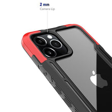 Load image into Gallery viewer, Black Green Luxury Shockproof Protective Phone Case For iPhone 13 12 Pro 11 Pro Max Bumper Transparent Hard iphone Cover Lightweight Slim Shockproof Protective Cover For iPhone
