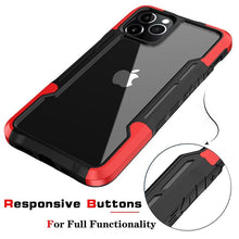 Load image into Gallery viewer, Black Green Luxury Shockproof Protective Phone Case For iPhone 13 12 Pro 11 Pro Max Bumper Transparent Hard iphone Cover Lightweight Slim Shockproof Protective Cover For iPhone
