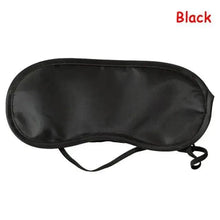 Load image into Gallery viewer, Black Lightweight Sleeping Travel Eye Mask Nap Sleep Eye Patch Comfortable Elegant Sleep Eye Mask Design Blindfold

