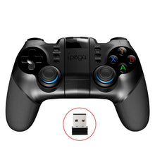 Load image into Gallery viewer, Black Portable 2.4G Wireless Bluetooth Mobile Trigger Joystick Game Console Controller Compatible With PC Laptop Tablets
