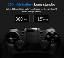 Load image into Gallery viewer, Black Portable 2.4G Wireless Bluetooth Mobile Trigger Joystick Game Console Controller Compatible With PC Laptop Tablets
