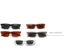 Load image into Gallery viewer, Black Rectangle Sunglasses For Women Retro Driving Glasses Vintage Fashion Style Cat Eye Sunglasses Women Small Cool Sun Glasses Luxury Eyewear
