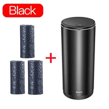 Load image into Gallery viewer, Black Small Trash Bin Garbage Can For Car Waste Rubbish Basket Organizer Storage Holder Car Accessories
