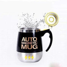 Load image into Gallery viewer, Black Smart Lazy Automatic Stainless Steel Self Stirring Magnetic Mug Creative Coffee Mixing Cup Automatic Self Mixing &amp; Spinning Cup Cute Christmas Birthday Gift Idea For Men And Women
