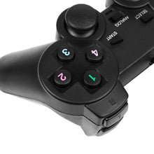 Load image into Gallery viewer, Black Solid Wired Vibration Joystick Gamepad Handle Controller Compatible With PC Laptop Computer

