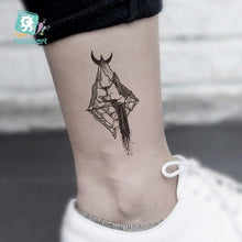 Load image into Gallery viewer, Black Temporary Waterproof Tattoo Sticker Mountains Tree Body Decoration Elegant Stylish Design
