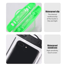 Load image into Gallery viewer, Black Universal Waterproof Phone Case Water Proof Bag Mobile Cover For iPhone 12 11 Pro Max 8 7 Waterproof Phone Bag Waterproof Phone Case With Lanyard for iPhone Case &amp; Strap
