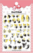 Load image into Gallery viewer, Black White 3D Nail Sticker Decals Cool English Letter Nail Art Decoration Manicure Design Christmas New Year Gift French Nail Art Stickers Decals 8Sheets Nail Art Supplies 3D Self-Adhesive Nail Art Decoration  Pattern Nail Accessories Classic Simple
