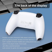 Load image into Gallery viewer, Black White Wireless Dual Sense Double Vibration Joystick Controller Compatible With PC Laptop For Gamers
