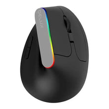 Load image into Gallery viewer, Black Wireless Ergonomic Mouse Vertical 1600 DPI Button Gaming Mouse RGB Optical USB Mice For PC And Laptop 2.4Ghz
