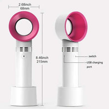 Load image into Gallery viewer, Bladeless Handheld Fan for Eyelash Extension

