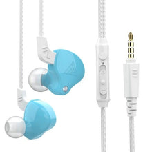 Load image into Gallery viewer, Blue Gaming Bass 3.5mm In-Ear Earphone Game Headset Noise Driver Gaming Earbuds Headset with Dual Mic Detachable &amp; Built-in and Volume Control For Mobile Gaming PC  Cancelling Earbuds With Mic
