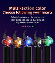 Load image into Gallery viewer, Blue Gaming Bass 3.5mm In-Ear Earphone Game Headset Noise Driver Gaming Earbuds Headset with Dual Mic Detachable &amp; Built-in and Volume Control For Mobile Gaming PC  Cancelling Earbuds With Mic
