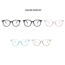 Load image into Gallery viewer, Blue Light Blocking Computer Glasses Retro Clear Lens Eyeglasses Frame And  Myopia Glasses Men Women Short Sight Eyewear Blue Coated Women Diopter Eyeglass0 -0.5 -1 -1.5 -2 -2.5 -3 -3.5 -4 -5 -6
