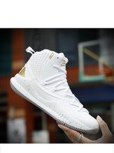 Load image into Gallery viewer, Blue Men High Quality Basketball Sneakers Boys Basket Shoes Autumn High Top Anti-Slip Outdoor Sports Shoes Trainer Professional Anti Slip Sports Sneakers
