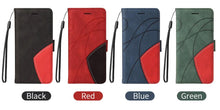 Load image into Gallery viewer, Blue PU Leather Wallet Flip Phone Case Cover For iPhone 13 Pro Max Case Leather Flip Cover iPhone 13 Pro Phone Case For  iPhone 12 Mini 14 11 8 7 6 6s Plus 5 5s Case
