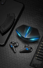 Load image into Gallery viewer, Bluetooth 5.0 Gaming Headset Workout Music Earphones Earbuds With Mic Bass Audio Quality Sound Wireless Headphones Sports Headphones Wearable Sweatproof Easy Pairing Headset For Sport Black
