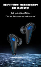 Load image into Gallery viewer, Bluetooth 5.0 Gaming Headset Workout Music Earphones Earbuds With Mic Bass Audio Quality Sound Wireless Headphones Sports Headphones Wearable Sweatproof Easy Pairing Headset For Sport Black
