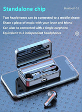 Load image into Gallery viewer, Bluetooth 5.1 Wireless Headphones  Waterproof Sports Workout Earphones With Microphone Bluetooth In Ear Headphones Wireless Headset Quality Deep Bass Soft Earmuffs  Light Weight Built-in Microphone Charging Box 3500mAh
