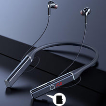 Load image into Gallery viewer, Bluetooth-Compatible Magnetic Neckband Headphone Wireless Earphone Sport Headset Noise Cancelling Microphone Bluetooth Over Ear Headphones, Wireless 5.0/Wired Headset, 55Hrs Playtime, Hi-Fi Stereo Deep Bass, Soft Earmuffs &amp; Light Weight
