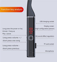Load image into Gallery viewer, Bluetooth-Compatible Magnetic Neckband Headphone Wireless Earphone Sport Headset Noise Cancelling Microphone Bluetooth Over Ear Headphones, Wireless 5.0/Wired Headset, 55Hrs Playtime, Hi-Fi Stereo Deep Bass, Soft Earmuffs &amp; Light Weight
