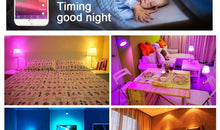Load image into Gallery viewer, Bluetooth E27 LED Bulb RGB Smart Light Bulbs 15W B22 RGBW RGBWW Lampada Colorful Dimmable Phone APP Control LED Lamp For Home WiFi &amp; Bluetooth 5.0, Compatible w/ Alexa &amp; Google Without Hub, Dimmable, Music Sync, Schedules, Color Changing Light Bulb RGBW
