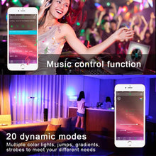 Load image into Gallery viewer, Bluetooth E27 LED Bulb RGB Smart Light Bulbs 15W B22 RGBW RGBWW Lampada Colorful Dimmable Phone APP Control LED Lamp For Home WiFi &amp; Bluetooth 5.0, Compatible w/ Alexa &amp; Google Without Hub, Dimmable, Music Sync, Schedules, Color Changing Light Bulb RGBW
