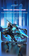 Load image into Gallery viewer, Bluetooth Game Headset Mobile Game 65ms Low Latency Chicken Winner True Wireless Earbuds with Mic Gaming Bluetooth Headphones Touch Control  Eating Competitive Stereo Noise Reduction Earphones With Mic
