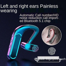 Load image into Gallery viewer, Bluetooth Headset Wireless Earpiece Bluetooth 5.0 Earphones Elegant Business Over Ear Headphones Noise Isolating Wireless Ergonomic Earbuds For Clear Calls Stereo Office Headset With Mic Black
