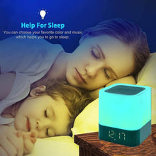 Load image into Gallery viewer, Bluetooth Speaker Touch Sensor Bedside Lamp
