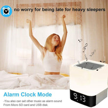 Load image into Gallery viewer, Bluetooth Speaker Touch Sensor Bedside Lamp

