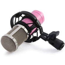 Load image into Gallery viewer, BM-800 Condenser Sound Recording Microphone with Shock Mount for Radio Braodcasting
