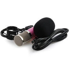 Load image into Gallery viewer, BM-800 Condenser Sound Recording Microphone with Shock Mount for Radio Braodcasting
