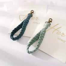 Load image into Gallery viewer, Boho Handmade Wristlet Bracelet Keyring
