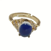 Load image into Gallery viewer, Boho Style Color Changing Mood Stone Cuff Rings
